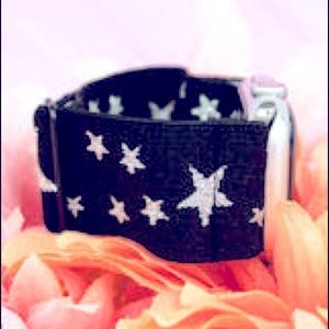 STARSHINE BLACK ADJUSTABLE BAND FOR APPLE WATCH